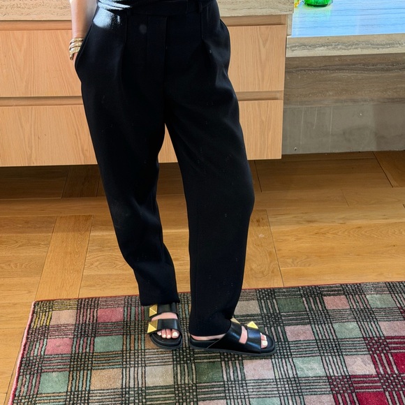 Valentino Black Slides with Gold Accents 40 - Picture 7 of 8